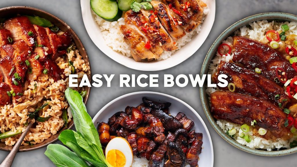 rice bowl, easy recipe, asian recipes, rice bowl recipe, weeknight dinner, asian rice bowl, asian rice bowl recipe